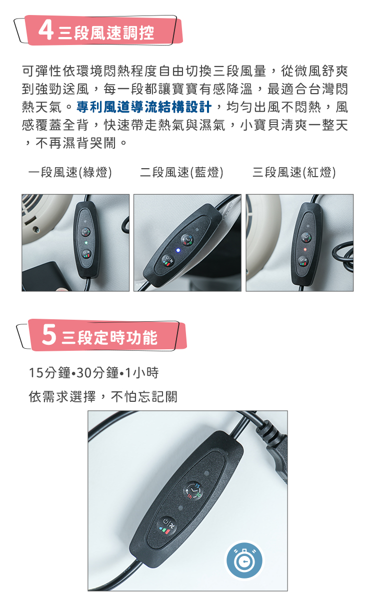 haha kiddo抑菌循環風扇涼墊 文案圖